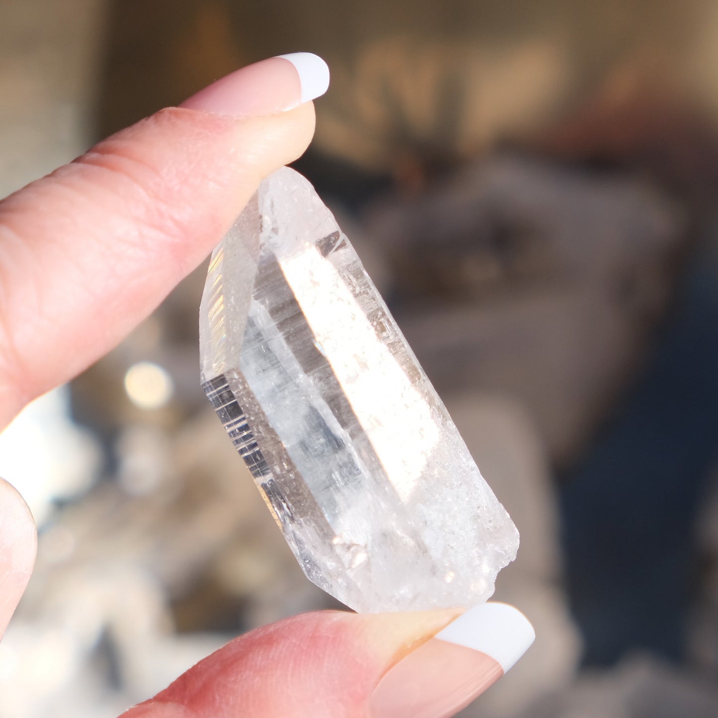 Clear Quartz Raw Points. AAA Grade.