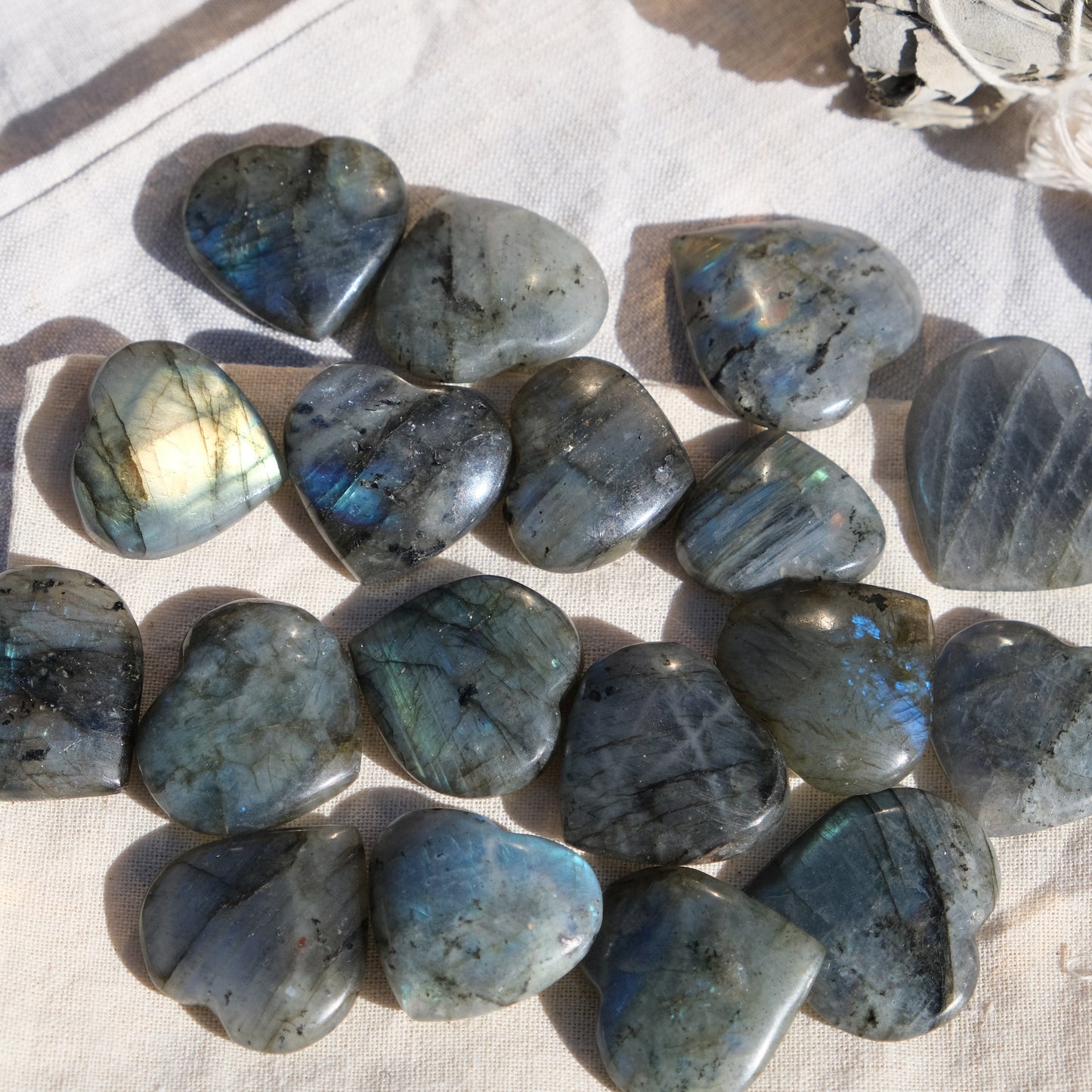 Labradorite Mini Heart