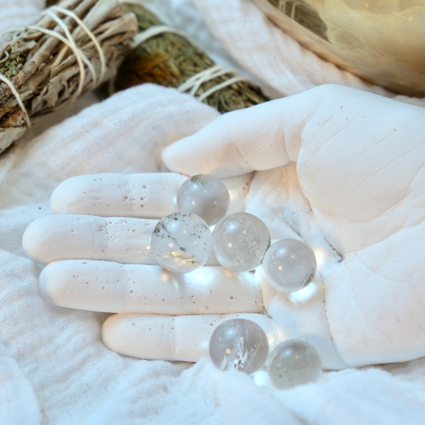 Mini Garden Quartz mini spheres