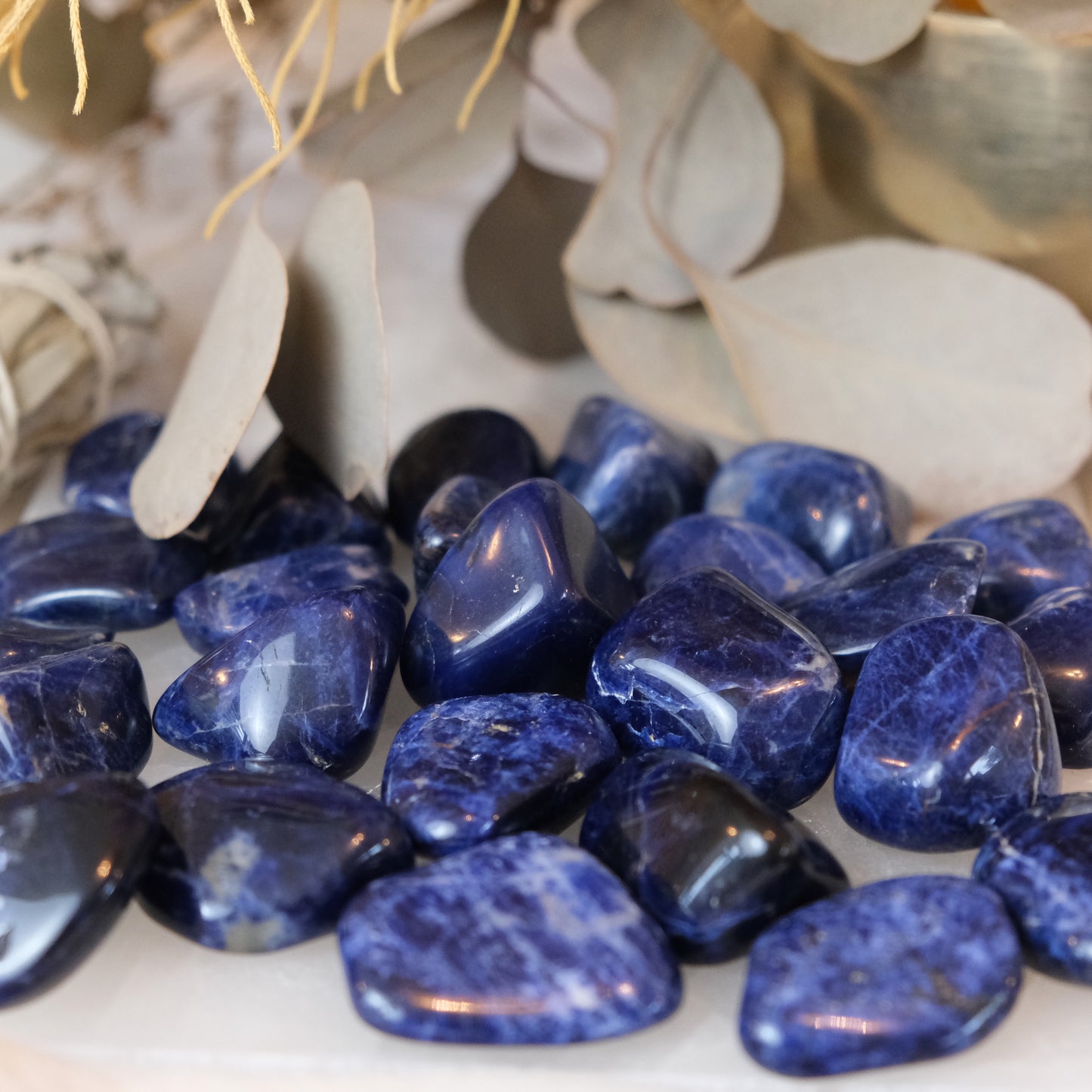 Sodalite Tumbles AA Grade