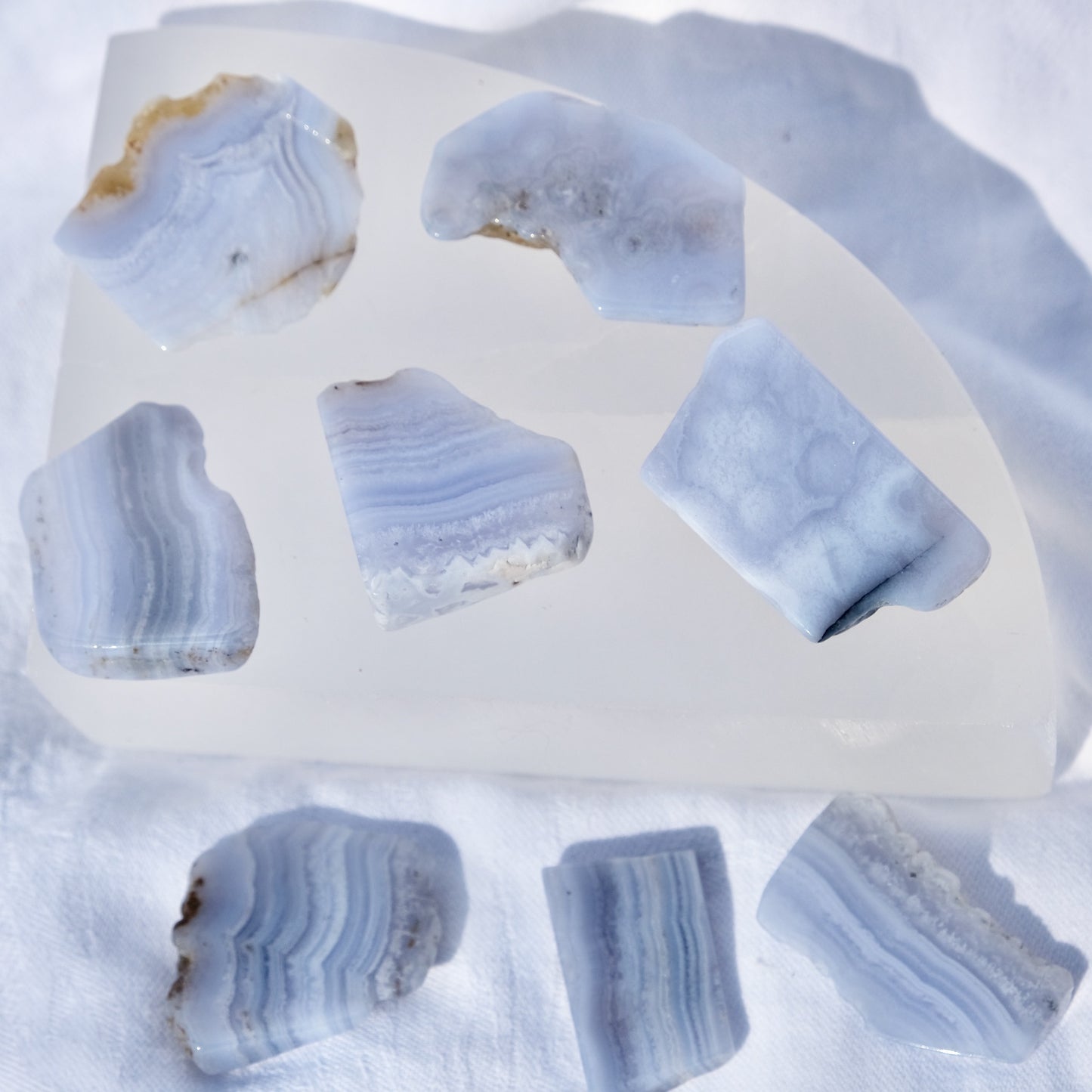 Blue Lace Agate Slabs