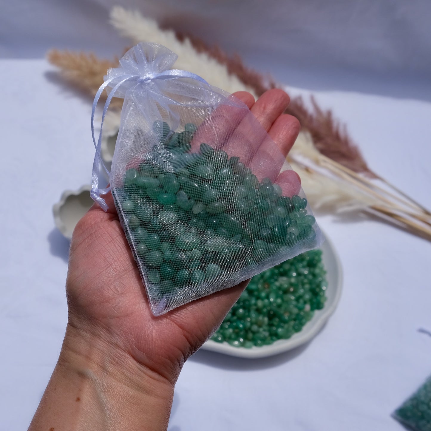 Nephrite Jade Chips 125grams