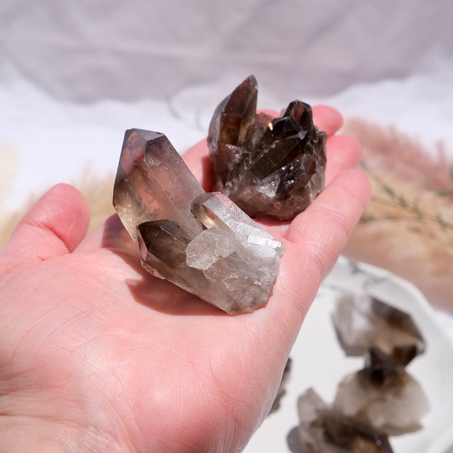 Smoky Quartz Mini Clusters