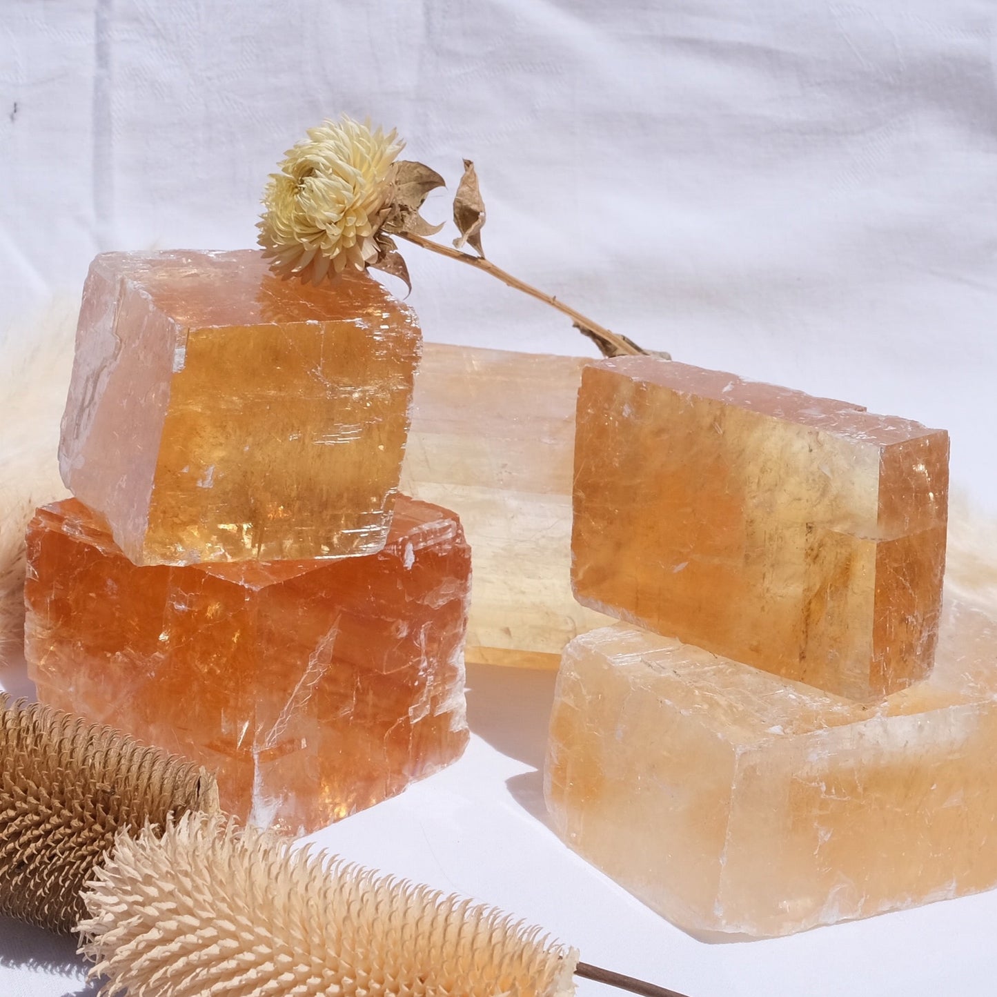 honey calcite