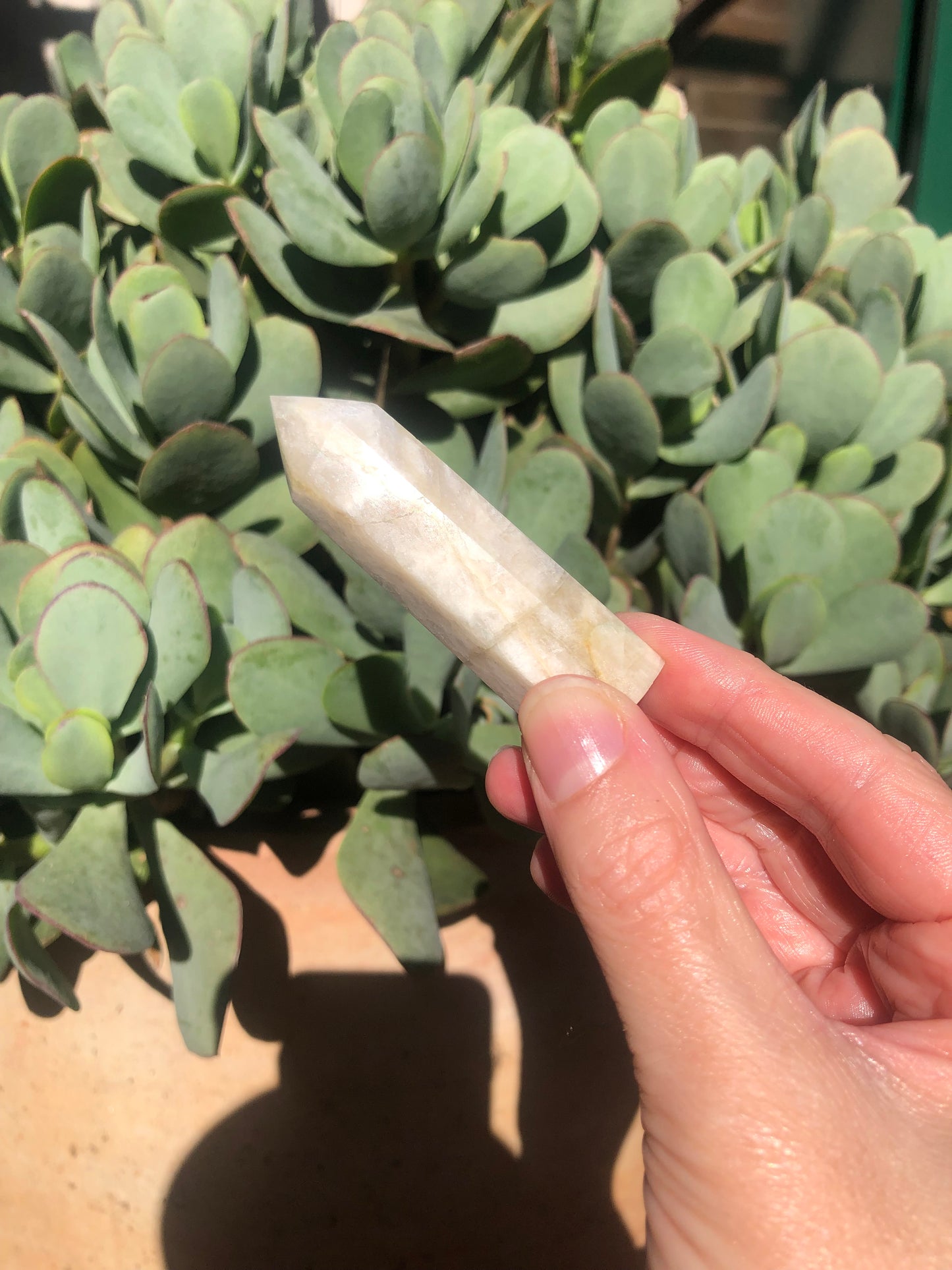 Cream Moon Stone Tower