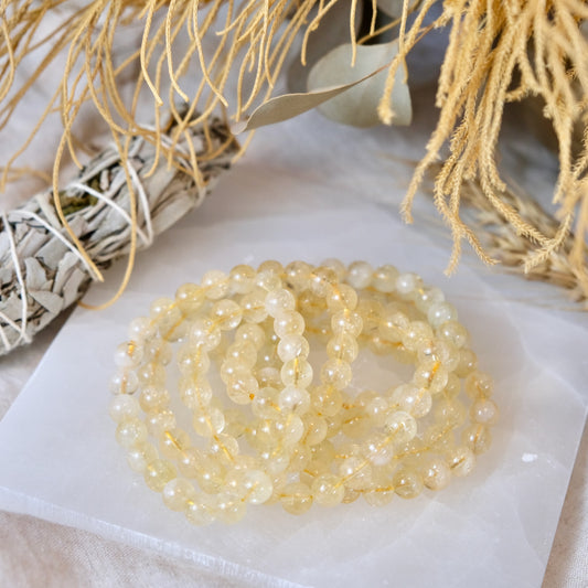 citrine beaded bracelets.