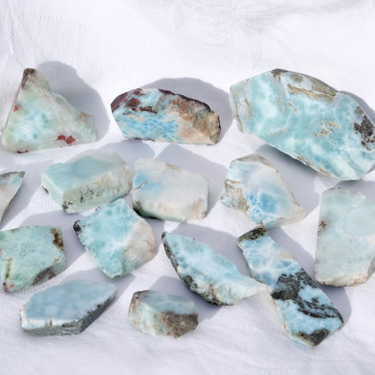 Larimar Raw Slabs