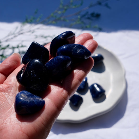 Sodalite Tumbles AA Grade