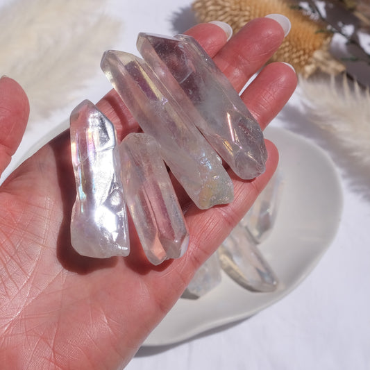 Angel Aura Quartz Tumbled Points