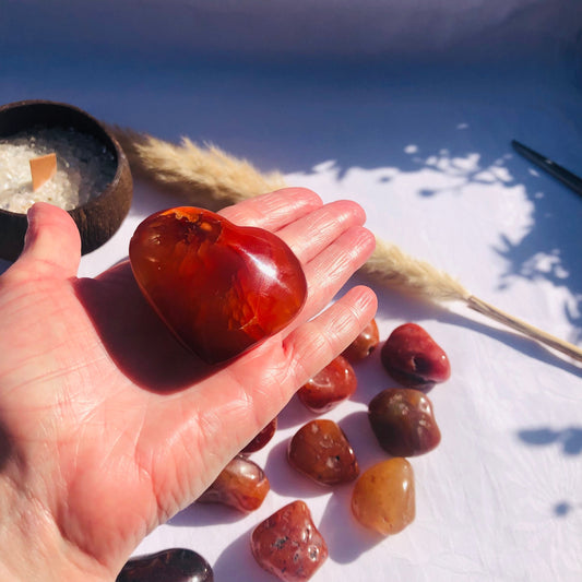 carnelian heart