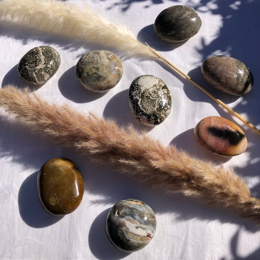 Ocean Jasper Palm Stone