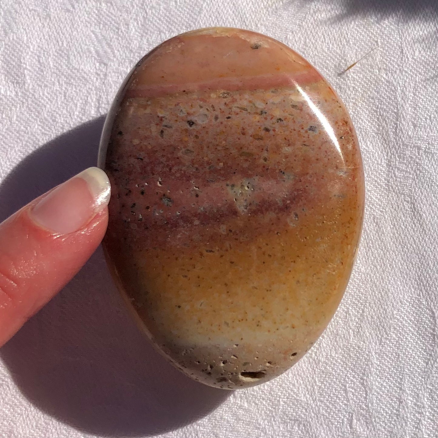 Ocean Jasper Palm Stone