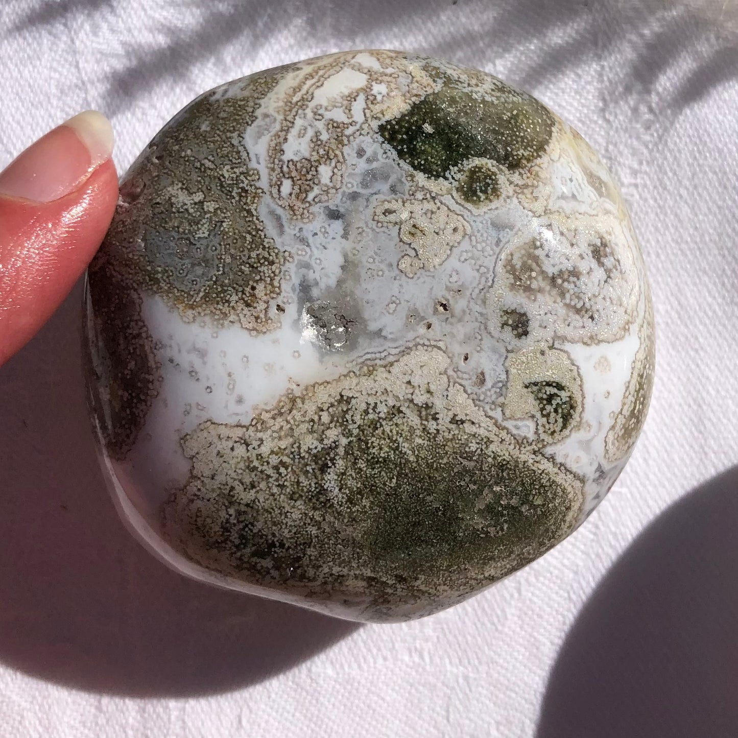 Ocean Jasper Palm Stone