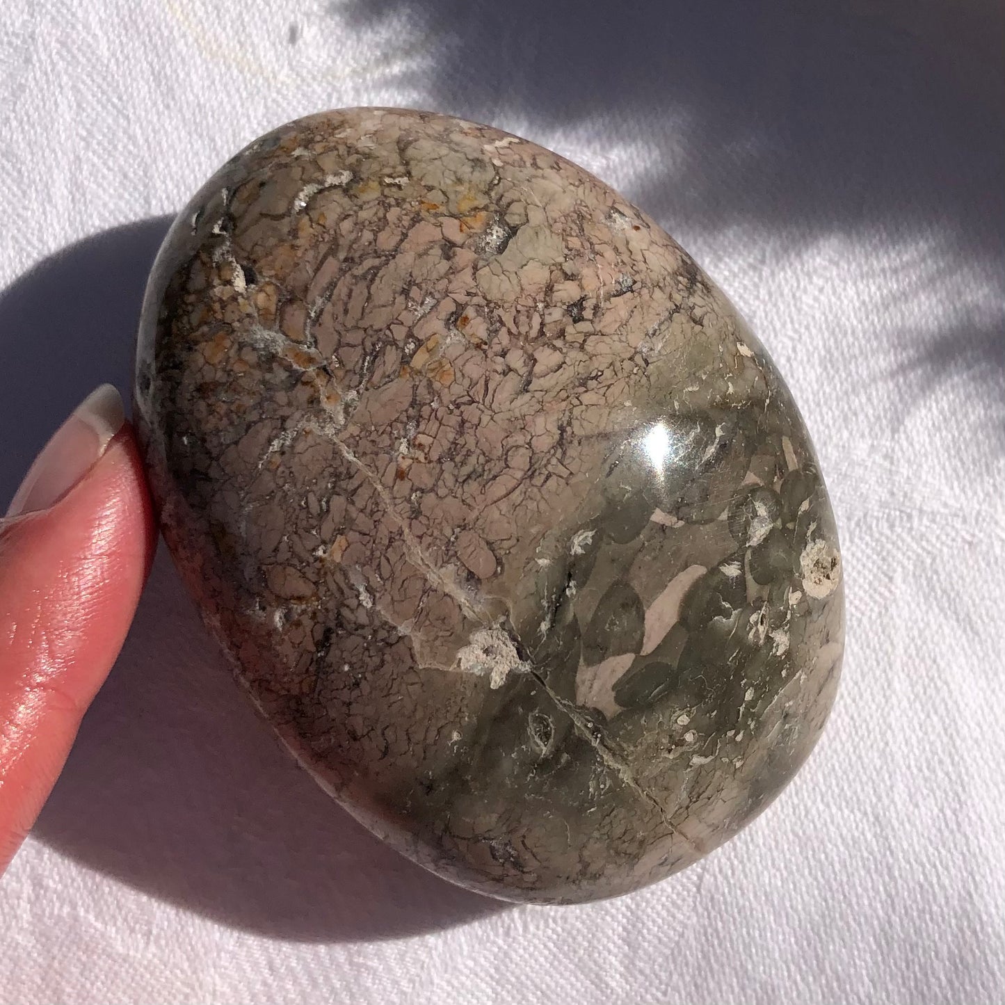 Ocean Jasper Palm Stone