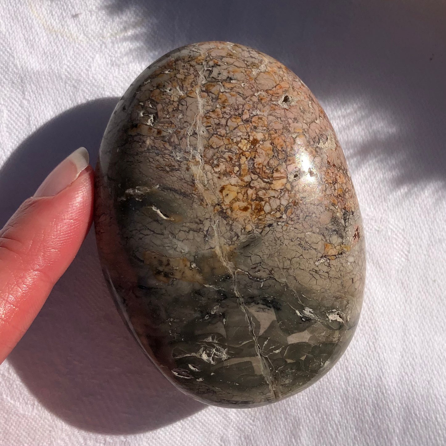 Ocean Jasper Palm Stone