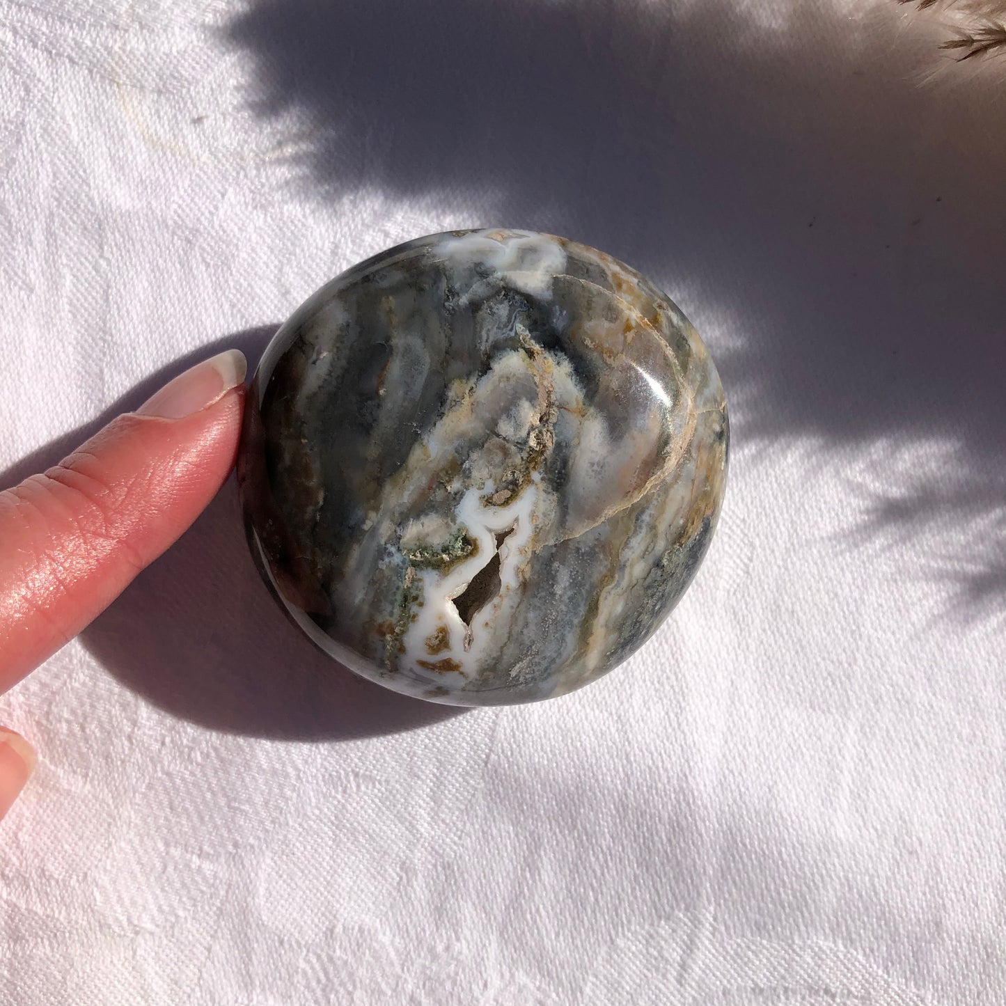 Ocean Jasper Palm Stone