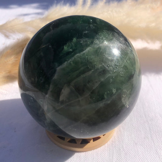 Rainbow Fluorite Sphere